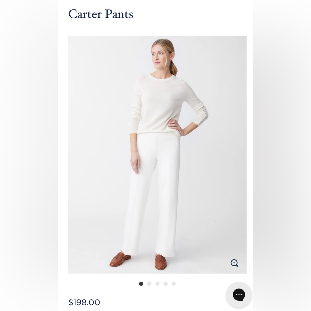 J.McLaughlin Women's Cream Trousers